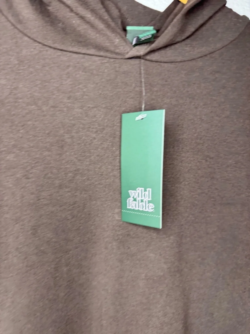 New wild fable Brown Long-Sleeve Hooded Top - Picture 8 of 16